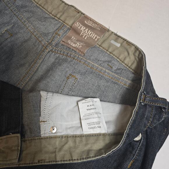 Wrangler style 130273 jeans, Size 36x32 Blue Denim Straight fit - Picture 1 of 4
